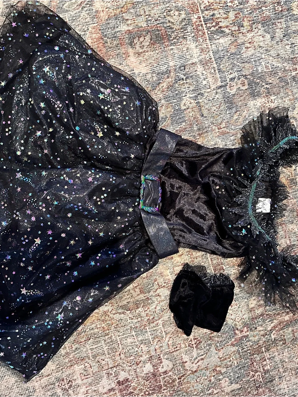 Spirit Twilight Witch Costume - Black & Silver